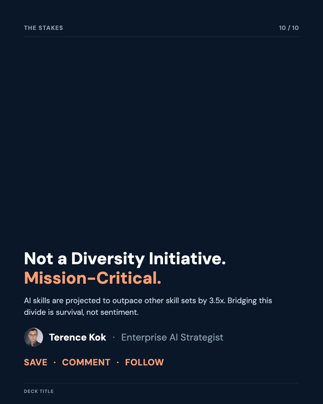 Carousel slide 10: closing call to action