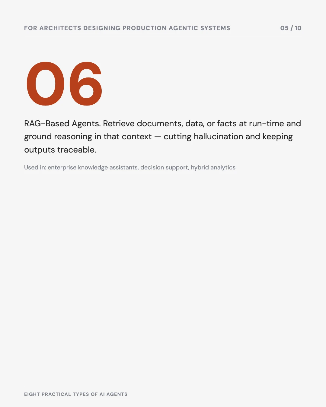 Carousel slide 5: RAG-Based Agents
