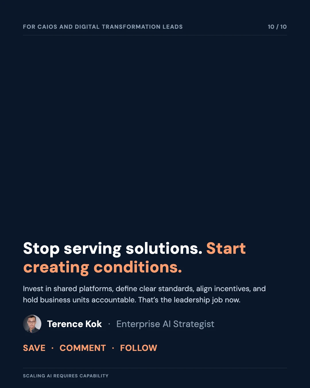 Carousel slide 10: closing call to action