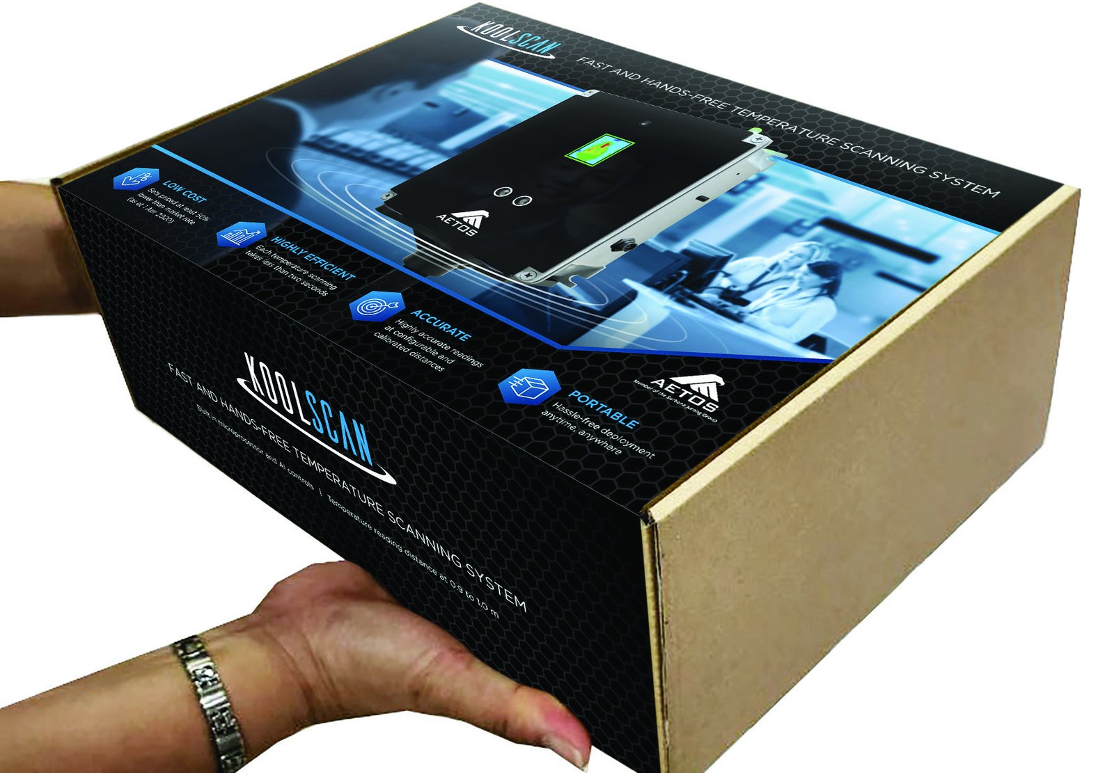 AETOS KoolScan retail packaging design
