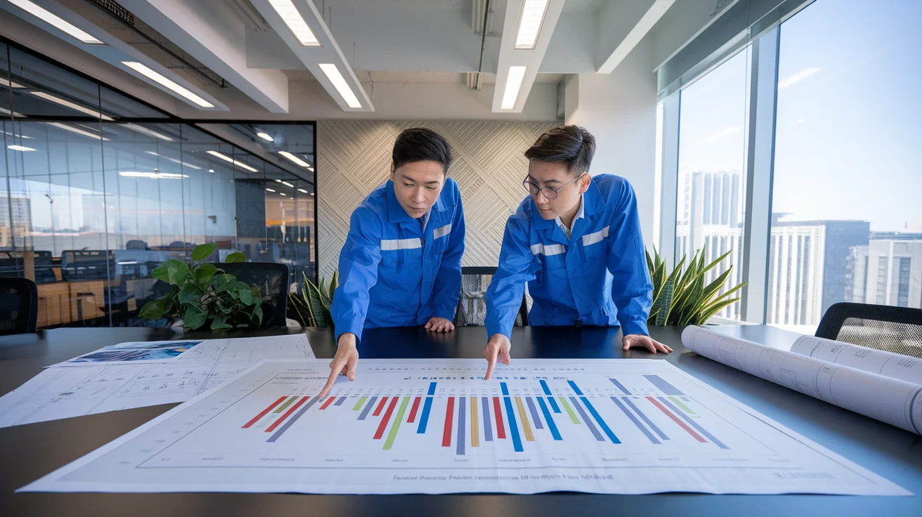 Executive capability diagnostic scorecard on curved monitor
