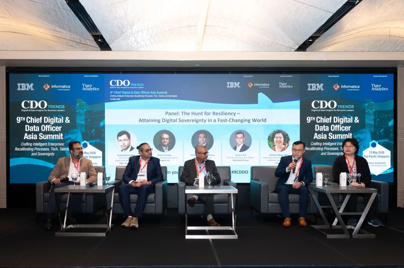 Terence Kok on panel at 9th Chief Digital & Data Officer Asia Summit 2026, The Hunt for Resiliency