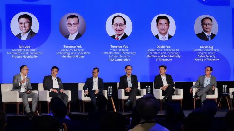 Singapore Smart Nation panel with MPA, CSA, PSA — 2025